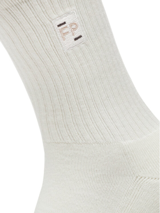 Filling Pieces Filling Pieces Чорапи дълги мъжки Patch 68513711901 Бял