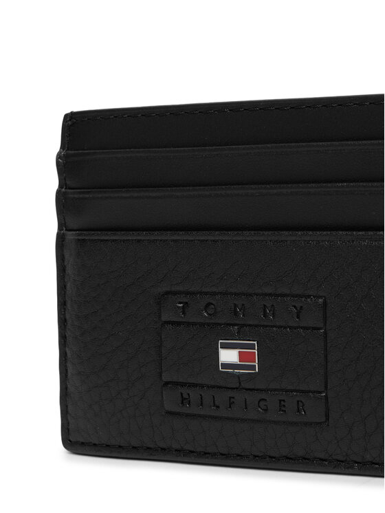 Tommy Hilfiger Tommy Hilfiger Θήκη πιστωτικών καρτών Th Casual Flag Cc Holder AM0AM14251 Μαύρο