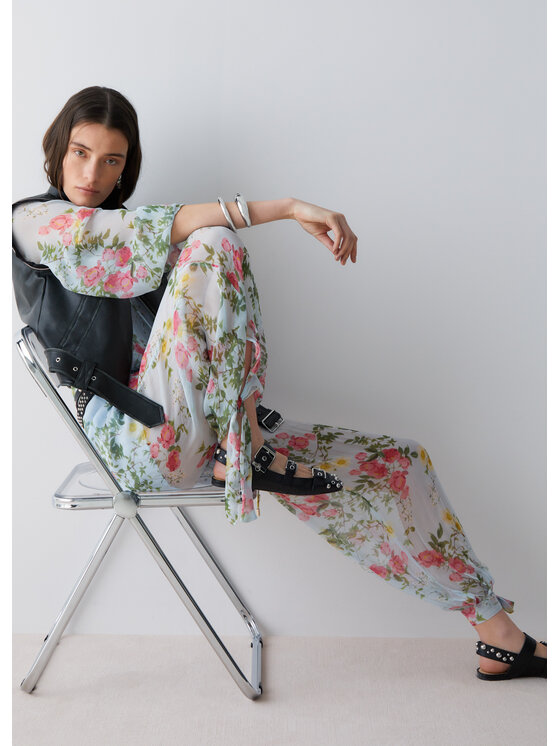 Liu Jo Liu Jo Pantaloni di tessuto WA6342T3473P9422 Viola Regular Fit