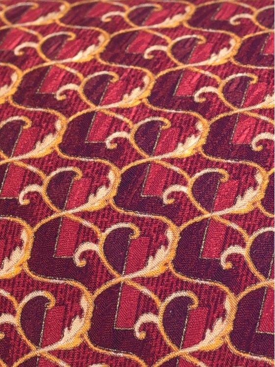 ELSNER ELSNER Γραβάτα JEDWAB PRINT ŻAKARD A1171 Μπορντό