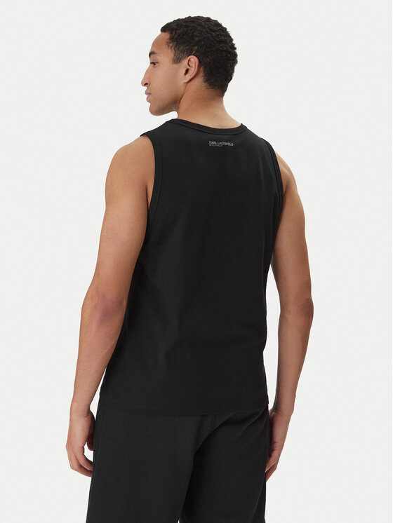KARL LAGERFELD KARL LAGERFELD Tank top B1M46012 Negru Regular Fit