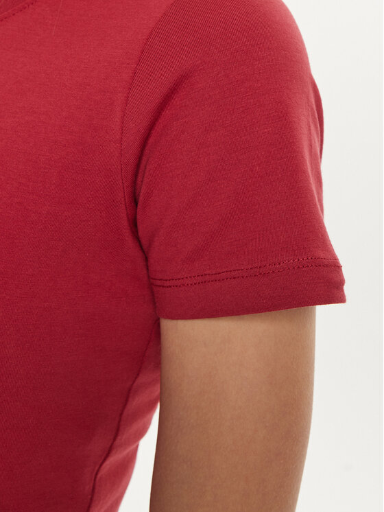 Pepe Jeans Pepe Jeans T-särk New Virginia PL505202 Punane Slim Fit