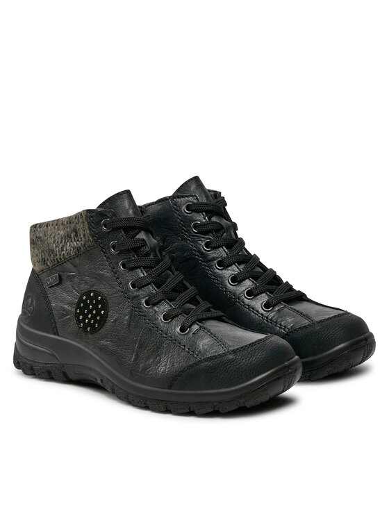 Rieker Rieker Botine L7110-01 Negru