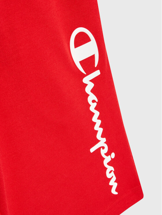 Champion Champion Pantaloni scurți sport 306282 Roșu Regular Fit