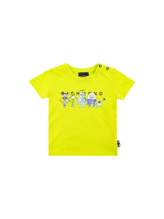 John Richmond John Richmond T-shirt rip24100ts_sw_lime Giallo Regular Fit
