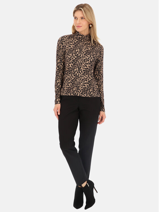 Red Button Red Button Golf Rolinde Brązowy Slim Fit