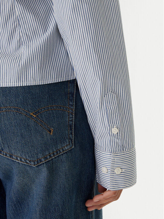 Guess Jeans Guess Jeans Marškiniai W6RH66 WH7Q1 Mėlyna Regular Fit