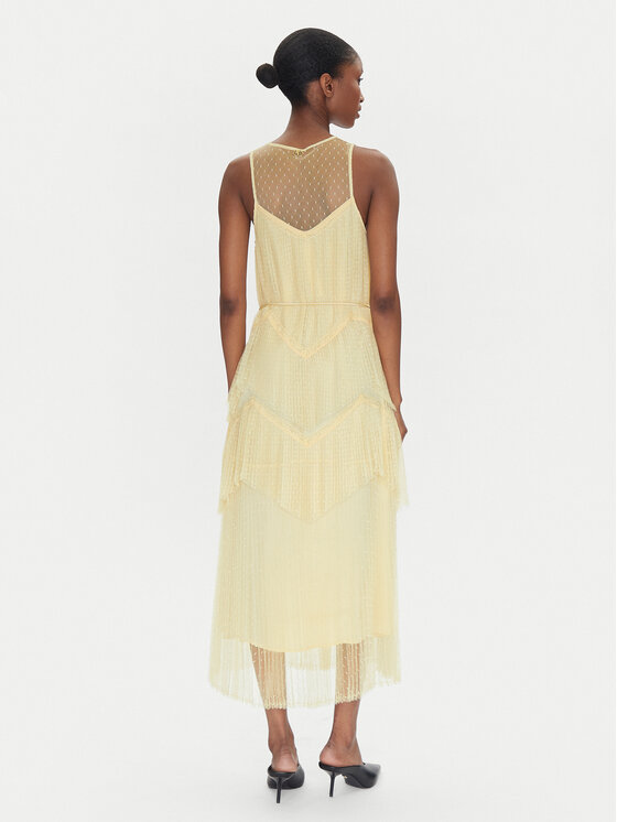 TWINSET TWINSET Лятна рокля 251TP2511 Бежов Regular Fit