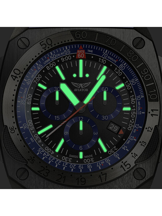 Aviator Aviator Zegarek M.2.30.5.213.6.BMIG-29 Czarny