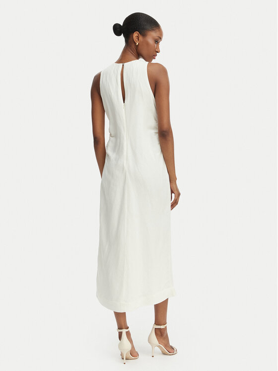 BOSS BOSS Rochie de vară C_Delinna 50559243 Écru Regular Fit