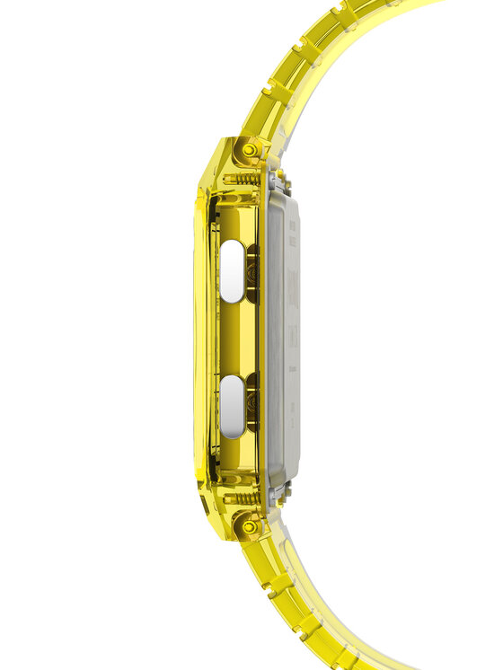 Timex Timex Ρολόι Q Timex Lca X Fortnite® Chronograph TW2W96600 Κίτρινο