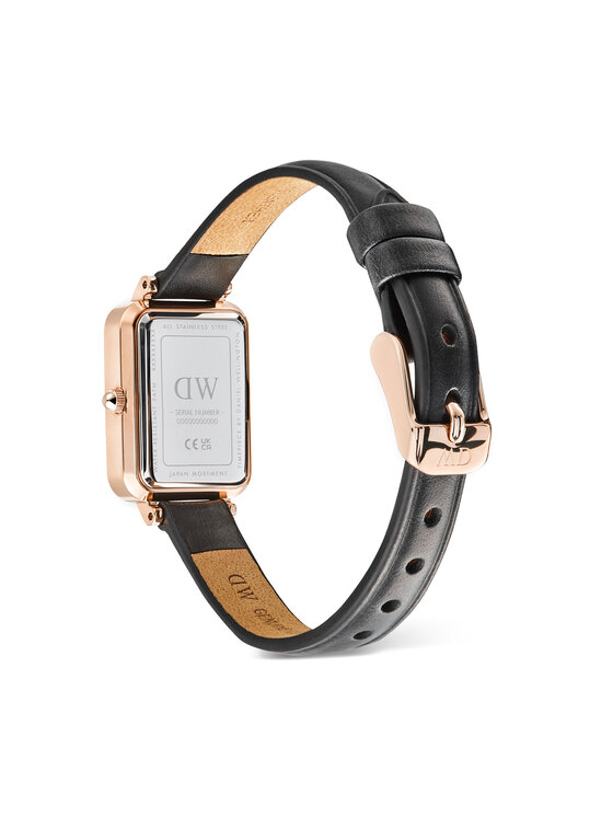 Daniel Wellington Daniel Wellington Hodinky Quadro Sterling Roman Numerals DW00100862 Čierna