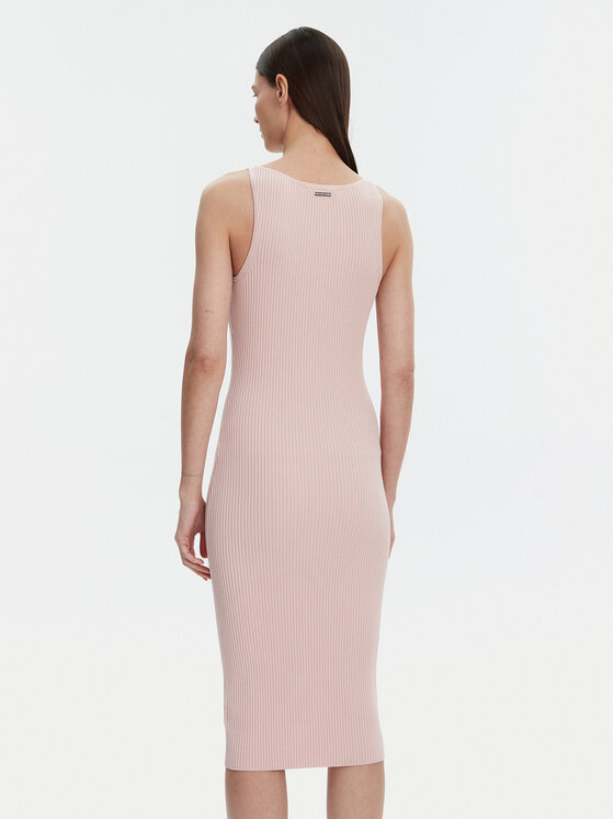 MICHAEL Michael Kors MICHAEL Michael Kors Trikotažinė suknelė MT482IL33D Rožinė Slim Fit