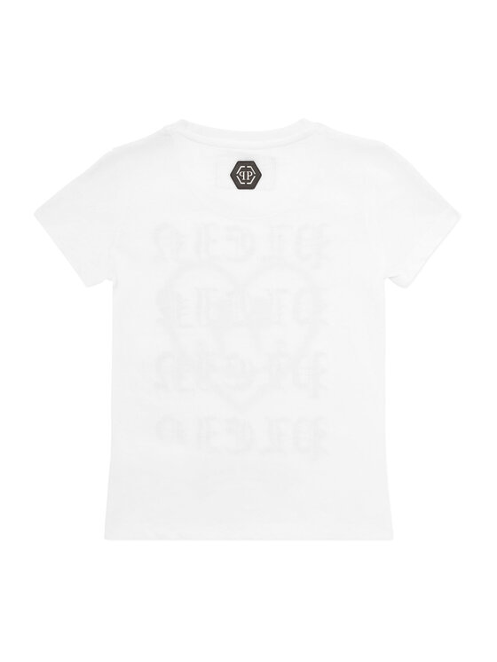 PHILIPP PLEIN PHILIPP PLEIN T-Shirt 20103 Biały Regular Fit