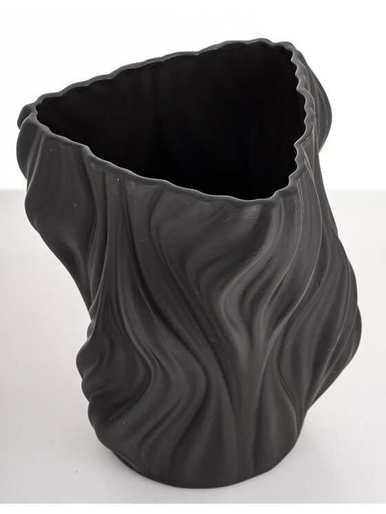 MIAhome MIAhome Wazon porcelanowy IRREGULAR Czarny