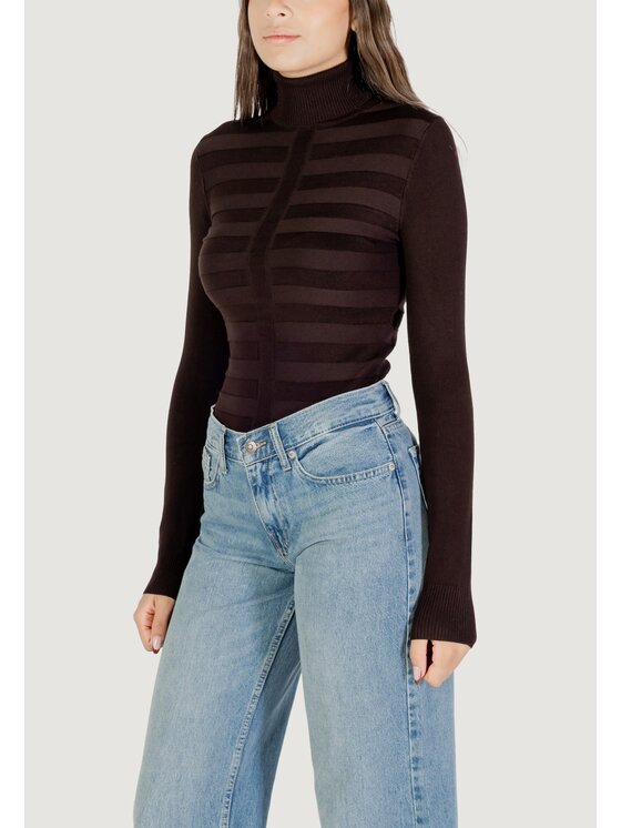 Morgan De Toi Morgan De Toi Maglione 252-MENTHYO Marrone Blazer Fit