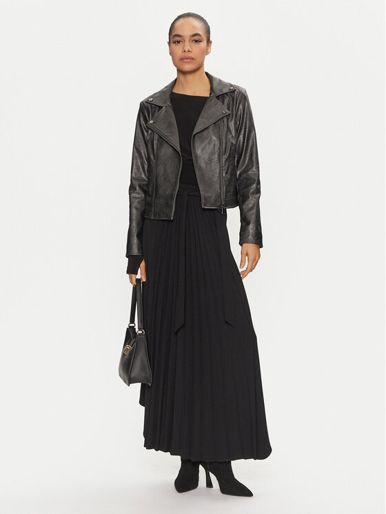 Joseph Ribkoff Joseph Ribkoff Plisovaná sukně 243117 Černá Regular Fit