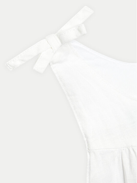 United Colors Of Benetton United Colors Of Benetton Rochie de vară 4BE7GV01C Alb Regular Fit