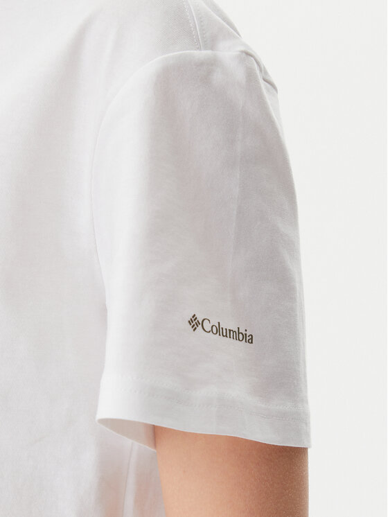 Columbia Columbia Marškinėliai Rolling Bend™ 2119991 Balta Regular Fit