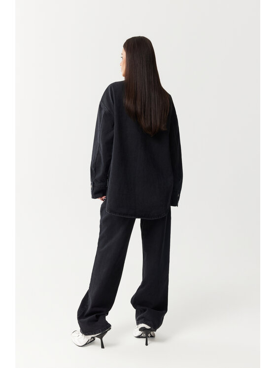 Magda Matyja Magda Matyja Jeansy BROOKLYN JEANS Czarny Loose Fit