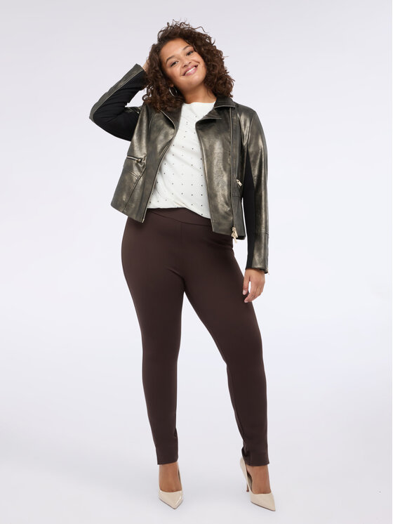 Fiorella Rubino Fiorella Rubino Pantaloni di tessuto P713L002239N022 Marrone Skin Fit