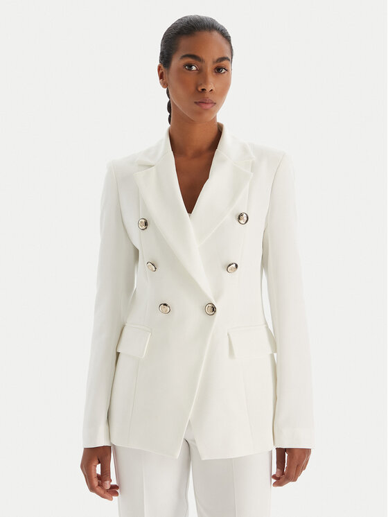 Maryley Maryley Піджак 25IB139/43BC Білий Regular Fit