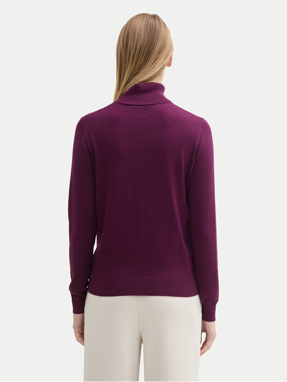 Tom Tailor Tom Tailor Rollkragenpullover 1042959 Violett Regular Fit