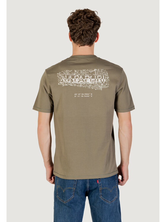 Napapijri Napapijri T-shirt S-TURRACH SS Verde Casual Fit