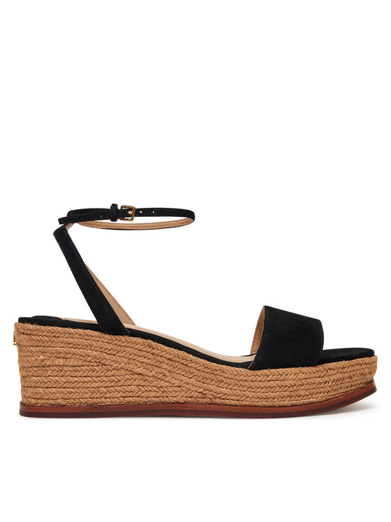LAUREN RALPH LAUREN Espadrilky Leona 802920421001 Čierna