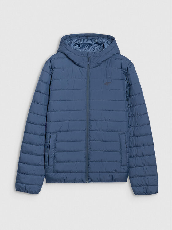 4F 4F Kurtka puchowa 4FWAW25TDJAM598-32S Niebieski Regular Fit