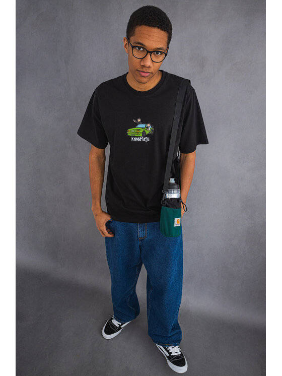 Kamuflage Kamuflage T-Shirt Pull Up Czarny Relaxed Fit