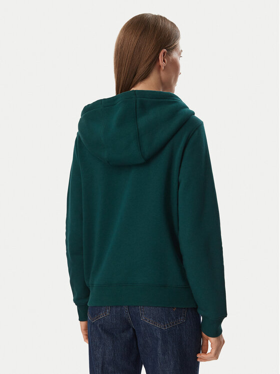 Tommy Jeans Tommy Jeans Sweatshirt Flag DW0DW19729 Dunkelgrün Regular Fit