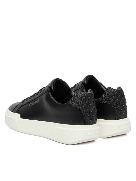 Calvin Klein Calvin Klein Sneakersy Chunky Cupsole Laceup Lth Bt Aop YW0YW02036 Černá