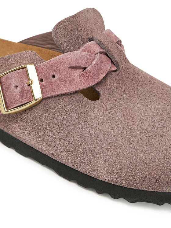 Birkenstock Birkenstock Παντόφλες Boston Braided 1029122 Ροζ