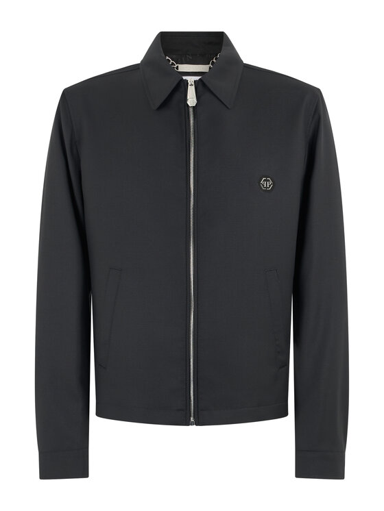 PHILIPP PLEIN PHILIPP PLEIN Kurtka bomber 31036 Czarny Regular Fit