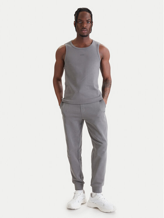 HUGO HUGO Мъжки топ Dapota 50563744 Сив Slim Fit