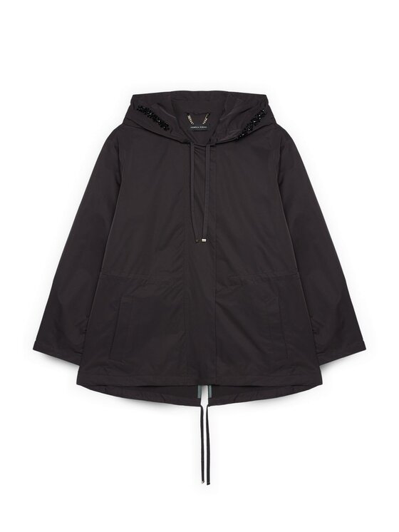 Fiorella Rubino Fiorella Rubino Cappotto invernale F054T001485N033 Nero A-Line Fit