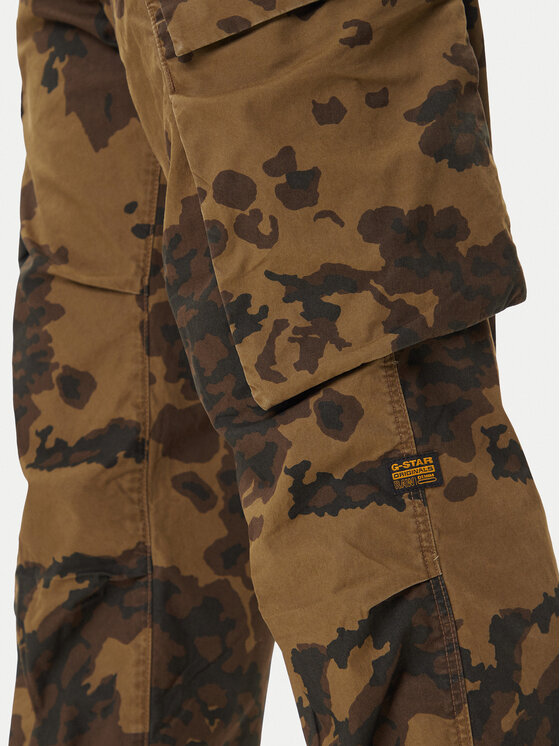 G-Star Raw G-Star Raw Hlače R-3N D25224-D553 Zelena Straight Fit