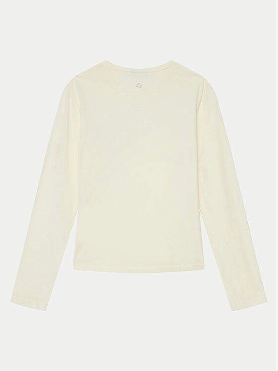 United Colors Of Benetton United Colors Of Benetton Majica 3ATNC10L9 Écru Regular Fit