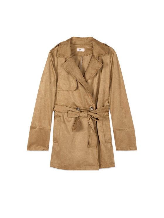 Oltre Oltre Cappotto invernale 0014R000508N002 Crema Slim Fit