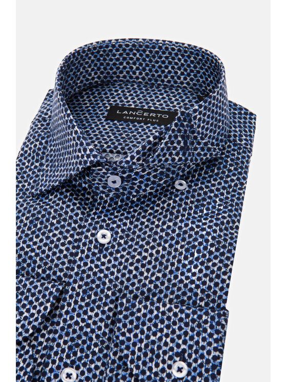 Lancerto Lancerto Koszula Wilma KO073219000009 Granatowy Regular Fit