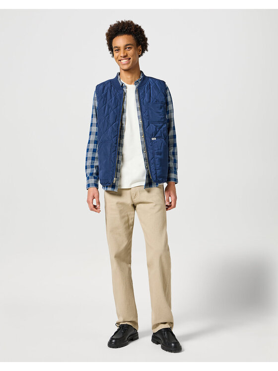 Wrangler Wrangler Camicia WESTERN INDIGO SHIRT Blu Regular Fit