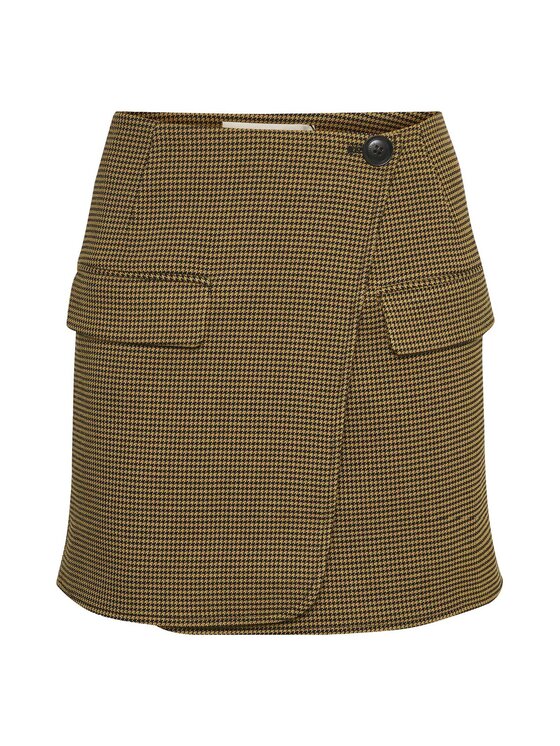 Gestuz Gestuz Spódnica trapezowa 10908267 Zielony Regular Fit