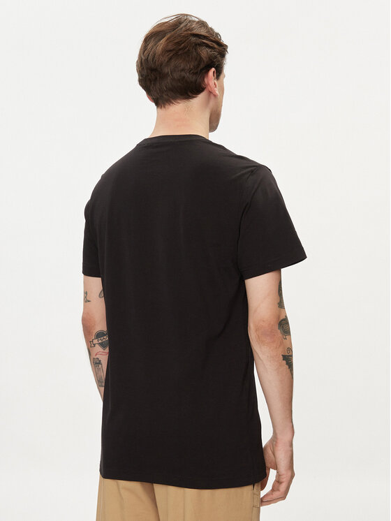 Calvin Klein Jeans Calvin Klein Jeans Tricou Distrupted J30J325190 Negru Regular Fit