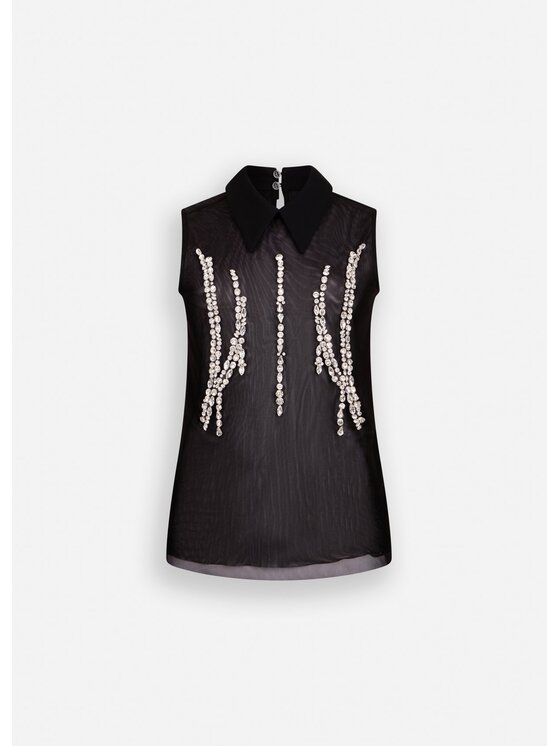 Liu Jo Liu Jo Top CF5123J496322222 Czarny Regular Fit
