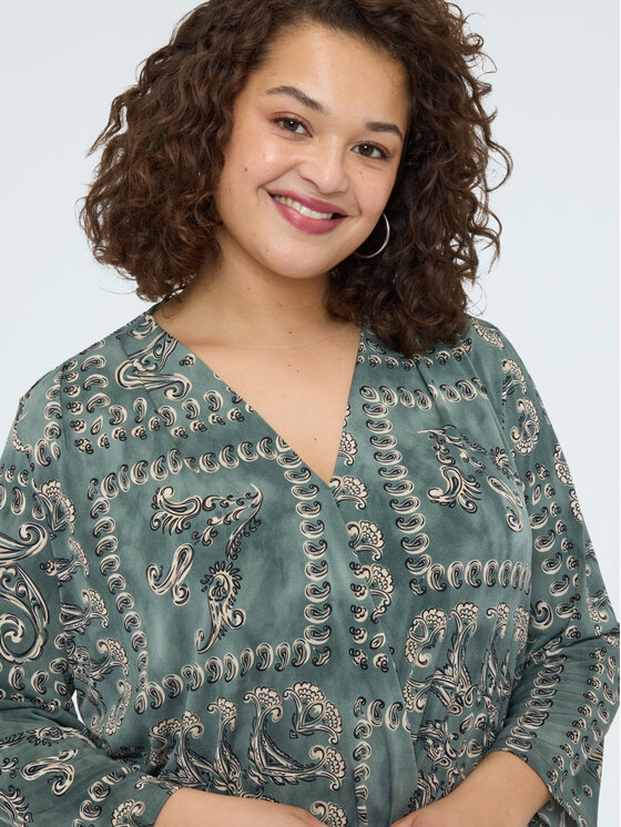 Fiorella Rubino Fiorella Rubino T-shirt G0APL009172N0V5 Verde A-Line Fit