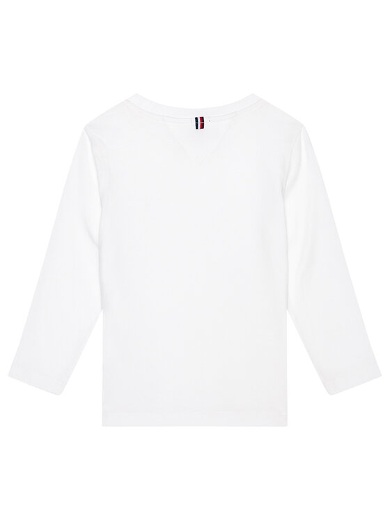 Tommy Hilfiger Tommy Hilfiger Блузка Boys Basic Cn Knit L KB0KB04141 Білий Regular Fit
