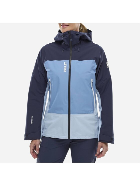 Millet Millet Kurtka przeciwdeszczowa Kamet Gtx Jkt W Niebieski Active Fit