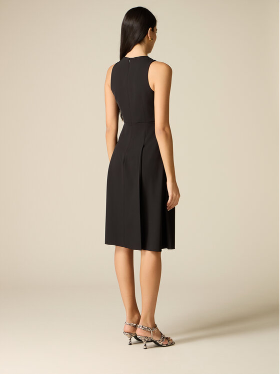 Oltre Oltre Sukienka wieczorowa 7039R004997N033 Czarny A-Line Fit