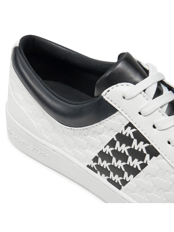 MICHAEL Michael Kors MICHAEL Michael Kors Снікерcи Juno Stripe Lace Up 43T4JUFSAL Білий